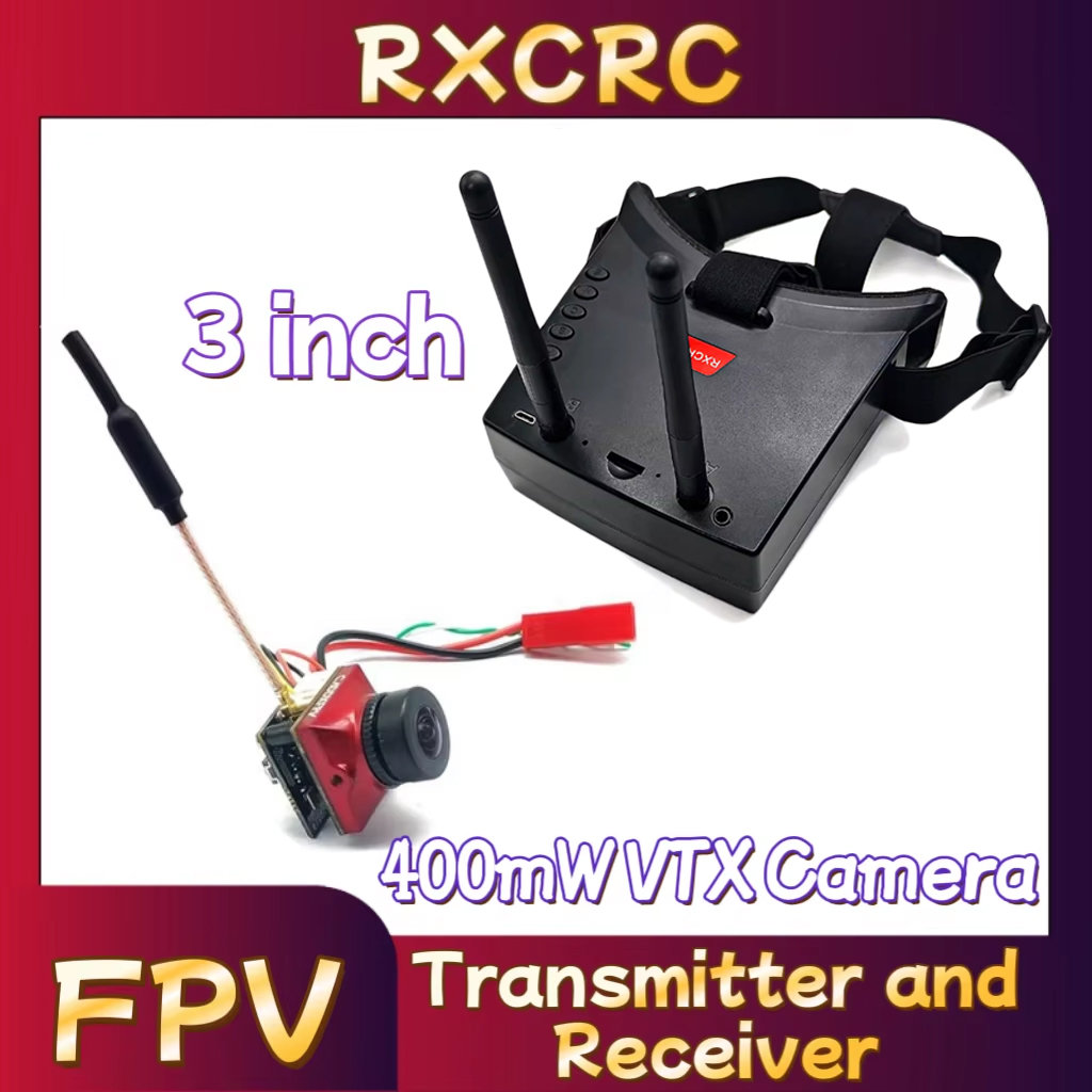 Goggles Fpv - RXCRC 5.8Gモジュール送信機400mW VTX Caddx Ratel 2