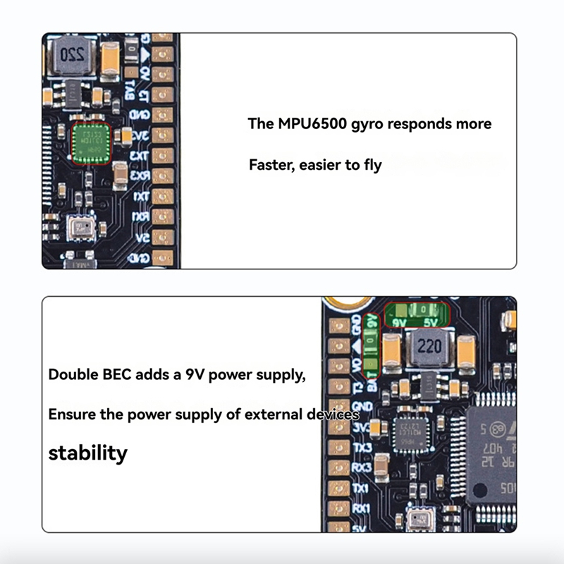 F722 Flight Controller - 80A+F405/F722 STACK 13インチFPVドローン用 4-6S入力 高性能フライトコントローラー＆ESCコンボ アドバンスドローン用-A46I