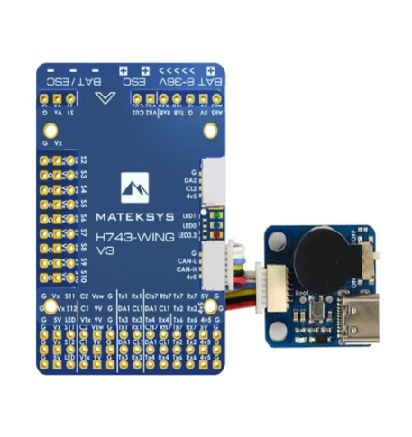 Betaflight Fc - Matek H743-WING V3 FC 内蔵 OSD