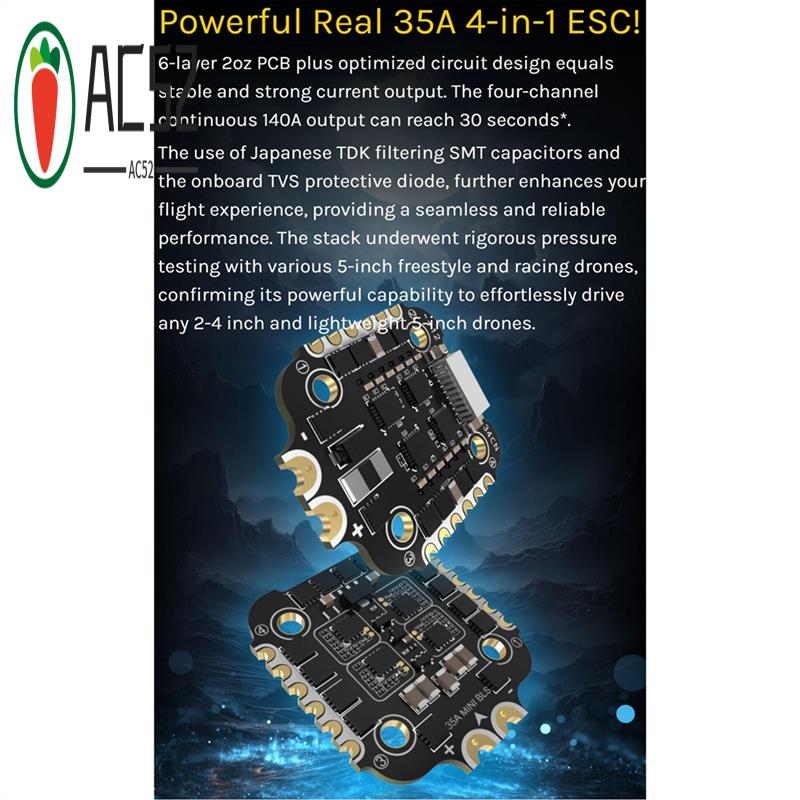 Betaflight Fc - AC52-For Speedybee F405 ミニスタック BLS 35A