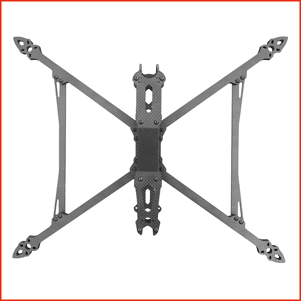 Carbon Fiber Drone Frame - MARK V2 8/9/10インチ 3K カーボンファイバー H型