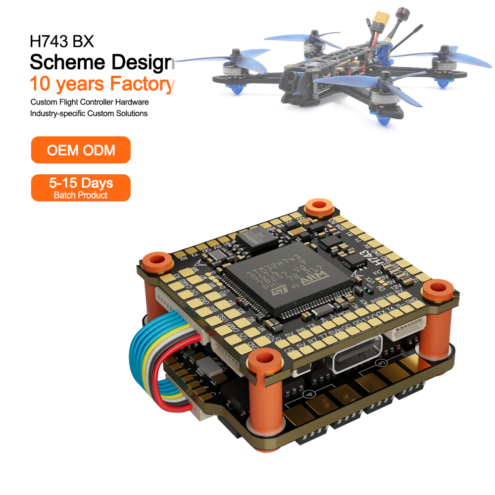 Betaflight Fc - H743 メタル Mark4 フライトコントローラー STM32H743 FC
