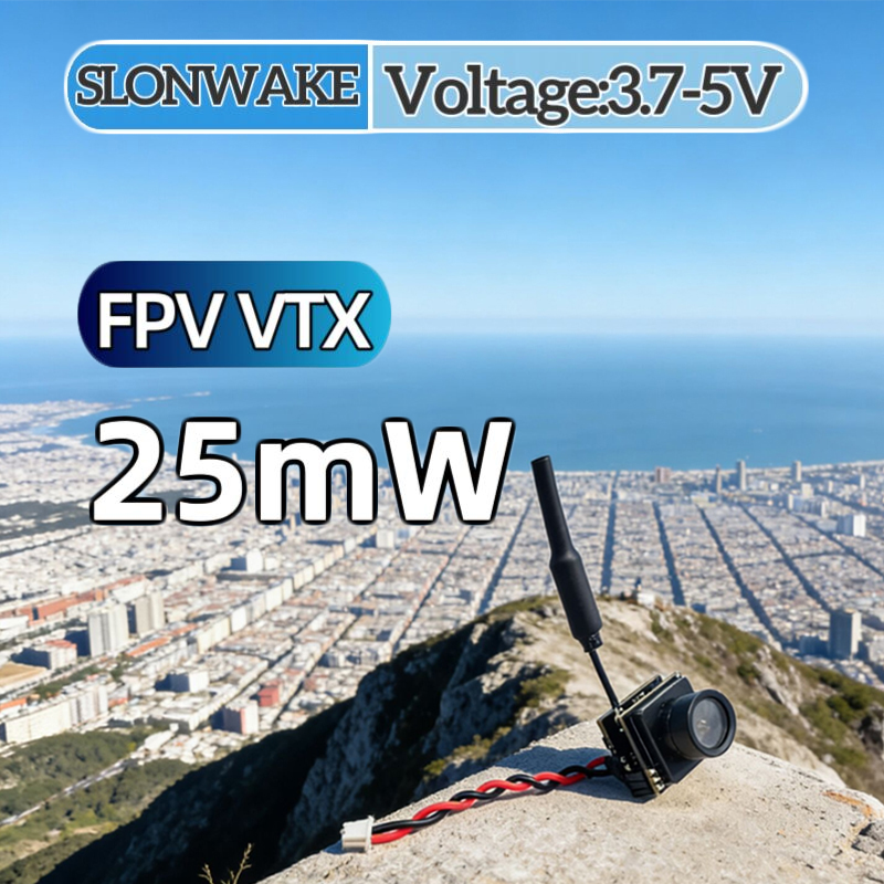 Mini Drone - SLONWAKE FPV 25mW パワーシミュレーション VTX 統合型送信機と