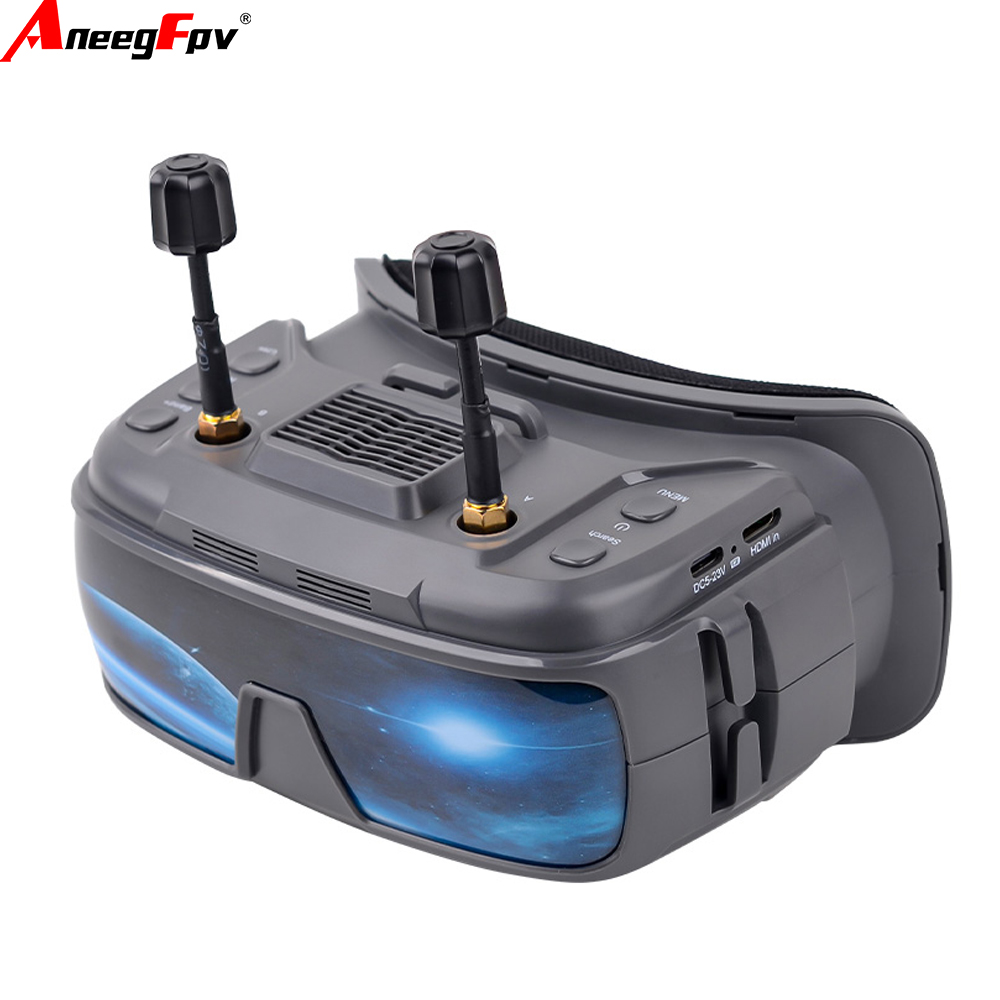 Goggles Fpv - VR200 3.5インチFPVゴーグル 5.8Gアナログ DVR搭載 40CH 1024