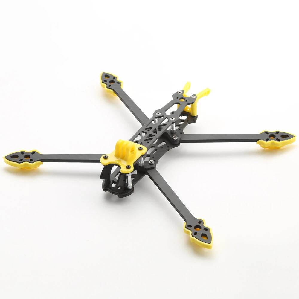 Carbon Fiber Drone Frame - Mark4 8インチ 375mmホイールベース 5mmアーム 3Kカーボンファイバーフレームキット DIY長距離FPV