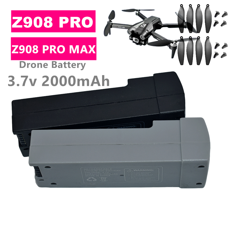 Brushed Drone Motor - Z908 PRO ドローンバッテリー 3.7v 2000mah Z908
