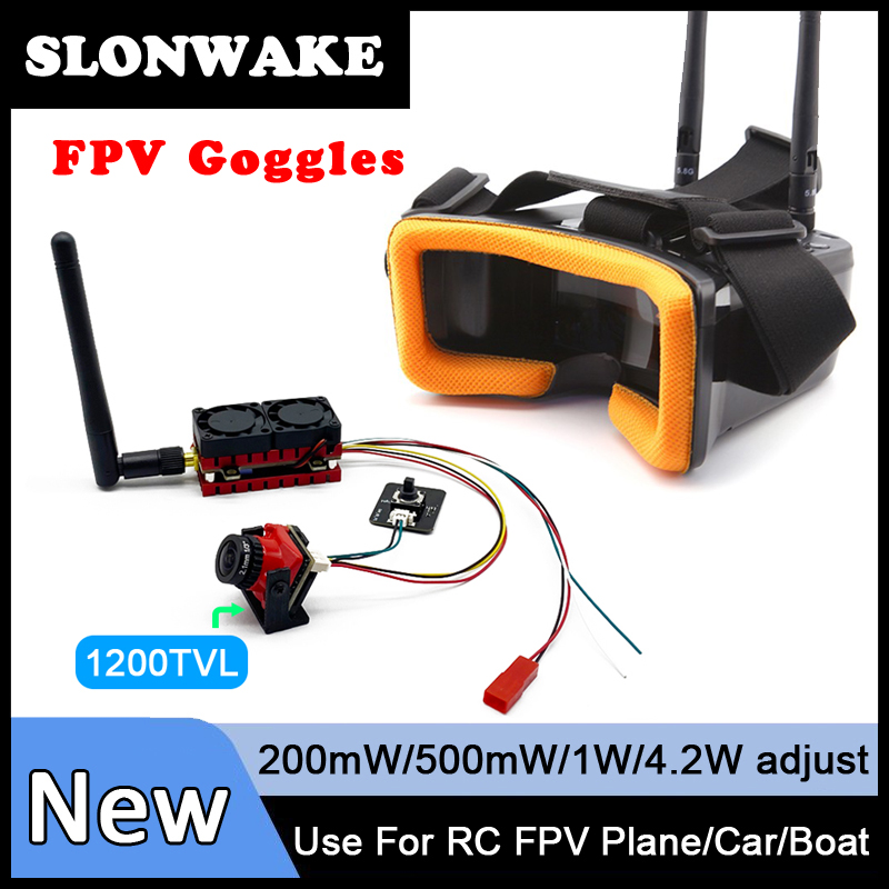 Goggles Fpv - SLONWAKE 5.8G 48CH 4.2W VTX トランスミッター