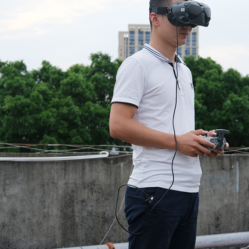 Drone Goggles Dji - DJI FPV/アバタドローンゴーグル V2 フライトグラスバッテリー充電ケーブル 130/30 センチメートル電源ラインバッテリー接続アクセサリー