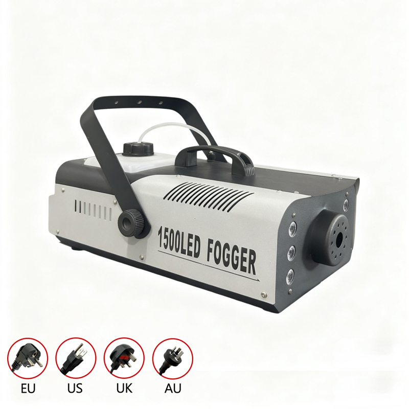 Smoke Stopper - 1500W高出力スモークマシン 有線リモコン付き 連続出力フォグマシン 大型ステージイベント、結婚式、パーティー、バー、KTV用