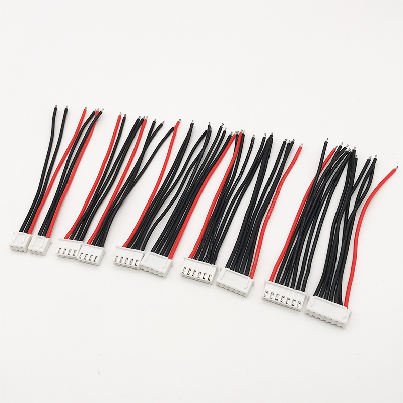 Lipo Battery 6S - 10 ピース/ロット 1S/2S/3S/4S/5S/6S/8S リポバッテリーバランス充電器ケーブル IMAX B6