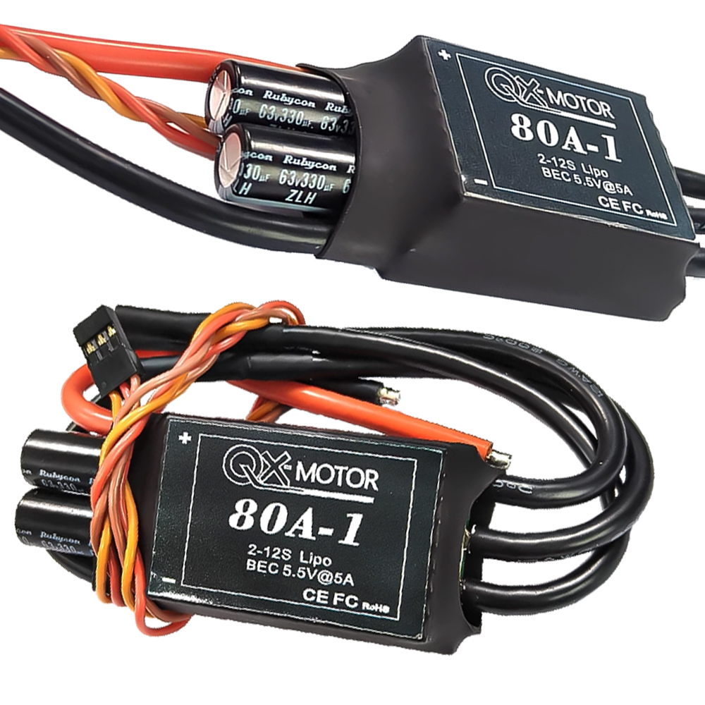 80A 2-12S ブラシレス ESC 高圧スピードコントロ - Brushed Drone Motor のレビューと価格