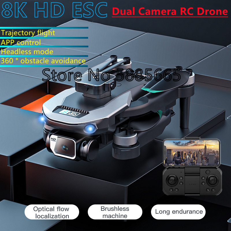 Wi-Fi対応、FPV、8K HD、ESC、デュアルカメラ、 - 4 In 1 Esc のレビューと価格