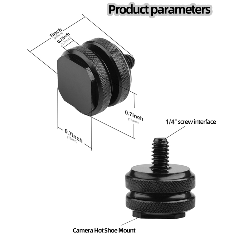 カメラ用ホットシューマウント,三脚ネジアダプター,GoPro - Runcam Camera のレビューと価格