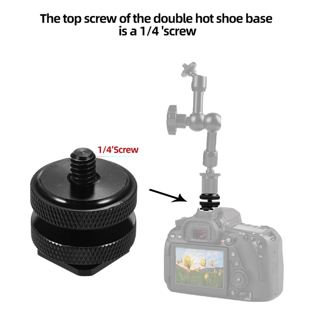 カメラ用ホットシューマウント,三脚ネジアダプター,GoPro - Runcam Camera のレビューと価格