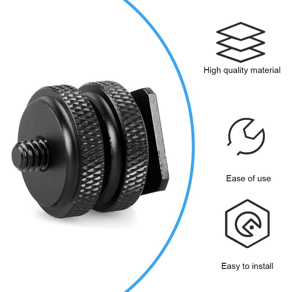 カメラ用ホットシューマウント,三脚ネジアダプター,GoPro - Runcam Camera のレビューと価格