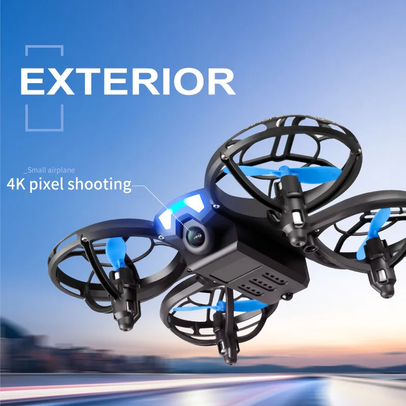 V8新型ミニドローン 4KプロフェッショナルHD 1080P - Brushed Drone Motor のレビューと価格