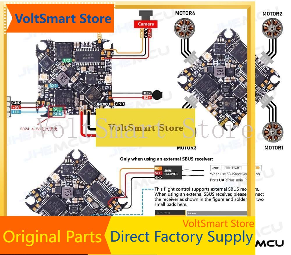 VoltSJHEMCU G474ELVTX F411 ELV - Betaflight Fc のレビューと価格