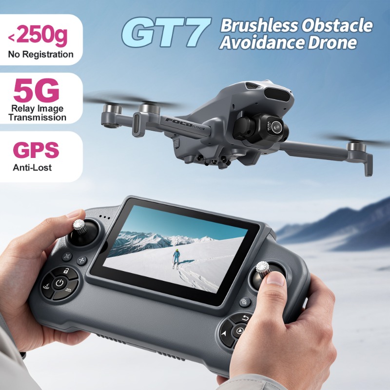 GT7 RC プロフェッショナルドローン GPS 4K HD - Drone Gimbal のレビューと価格