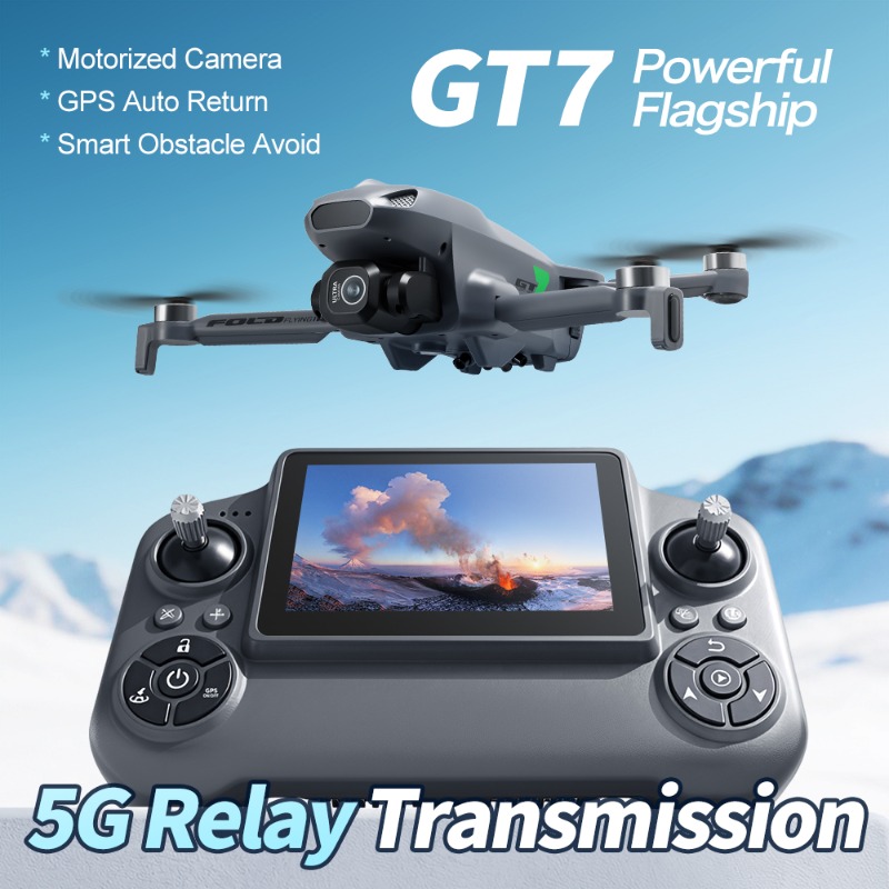 GT7 RC プロフェッショナルドローン GPS 4K HD - Drone Gimbal のレビューと価格