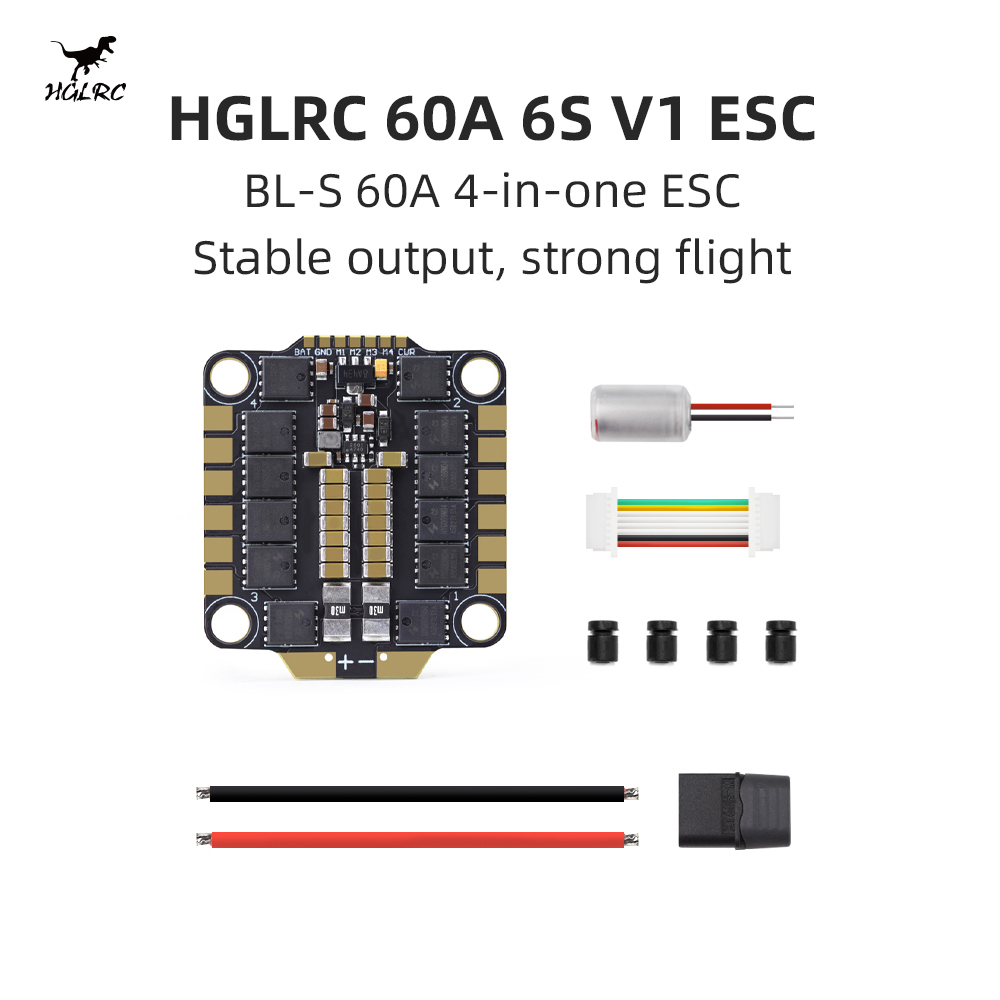 HGLRC 60A 6S V1 4-in-1 ESC BLH - 4 In 1 Esc のレビューと価格
