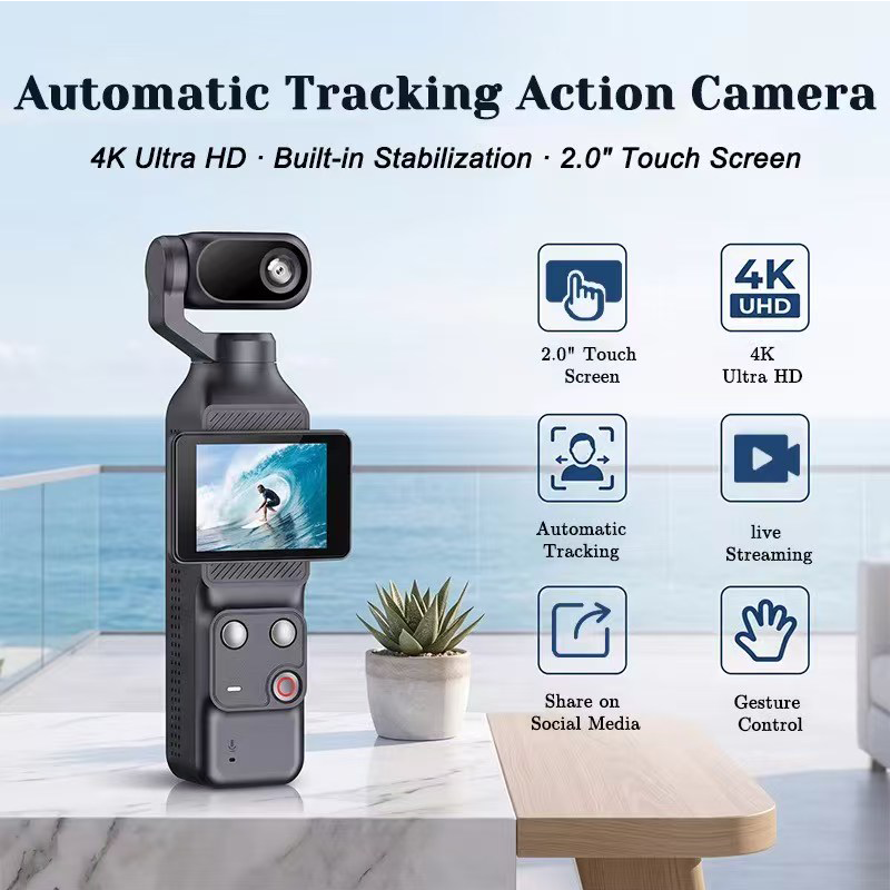 4K/1080P ジンバル式アクションカメラ、ハンドヘルドカ - Runcam Camera のレビューと価格