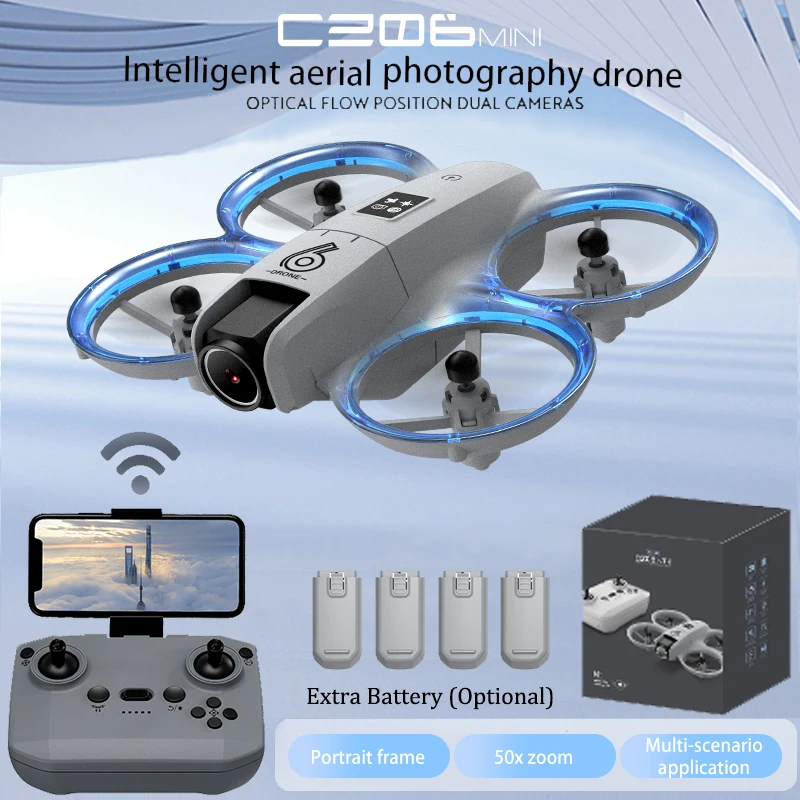 CZ06 ミニ RC クアッドコプター ドローン - 480 - Brushed Drone Motor のレビューと価格