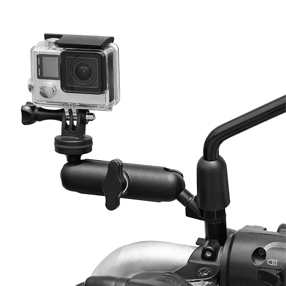 金属オートバイ自転車カメラホルダーハンドルバーミラーマウント - Runcam Camera のレビューと価格