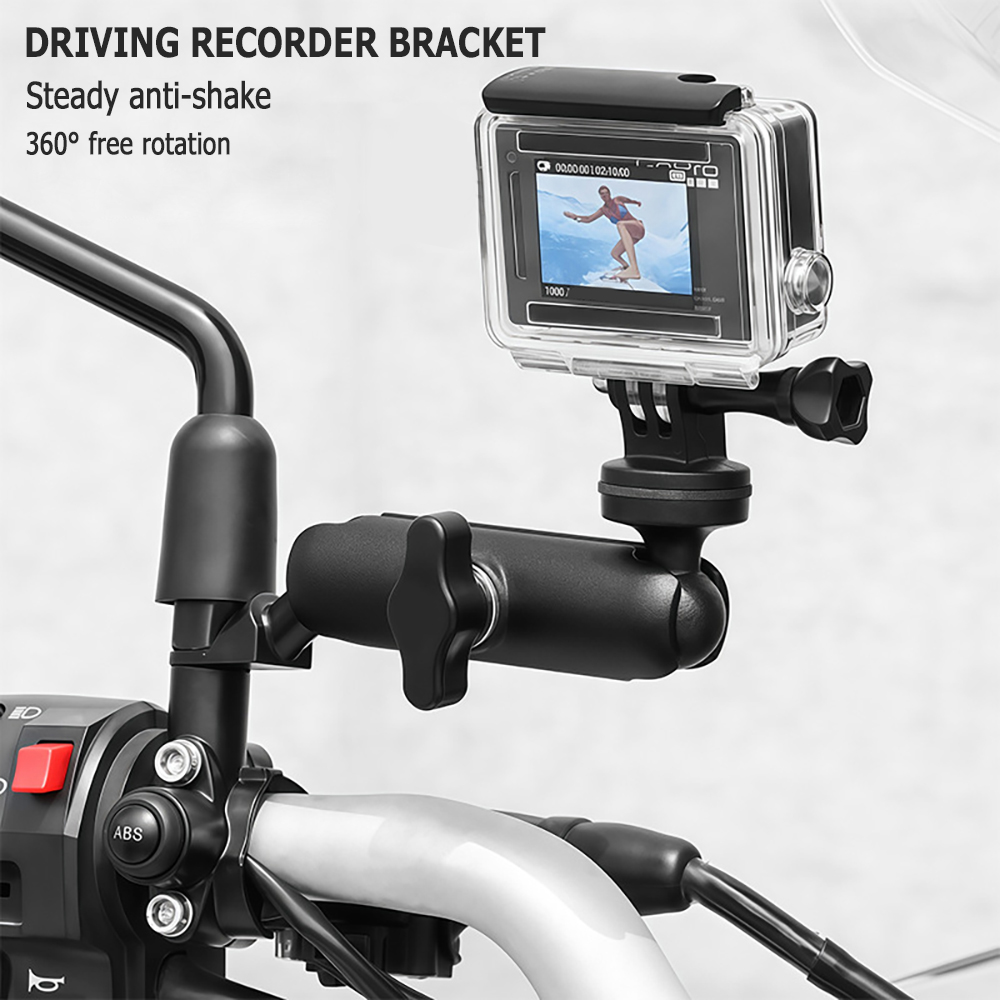 金属オートバイ自転車カメラホルダーハンドルバーミラーマウント - Runcam Camera のレビューと価格