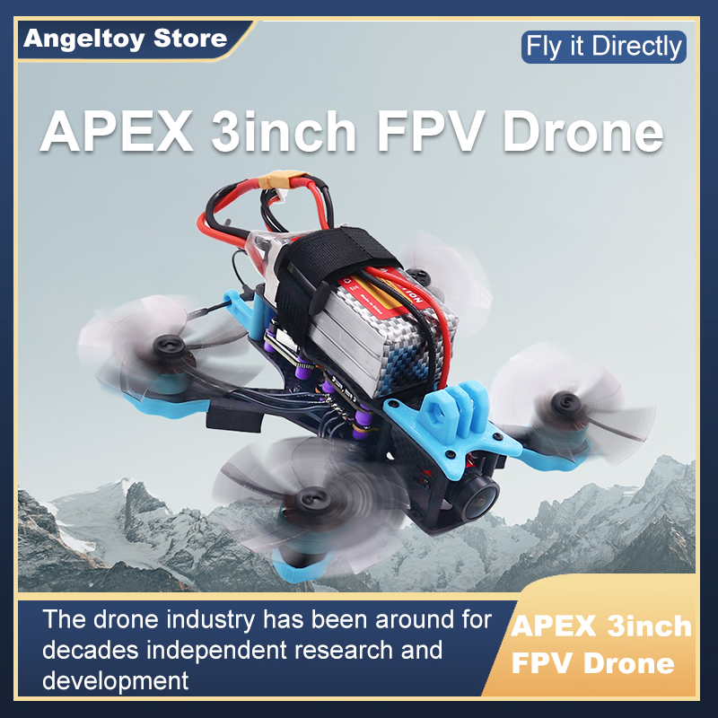 B-CUBE APEX 3インチFPVドローンフレームキット - F722 Flight Controller のレビューと価格