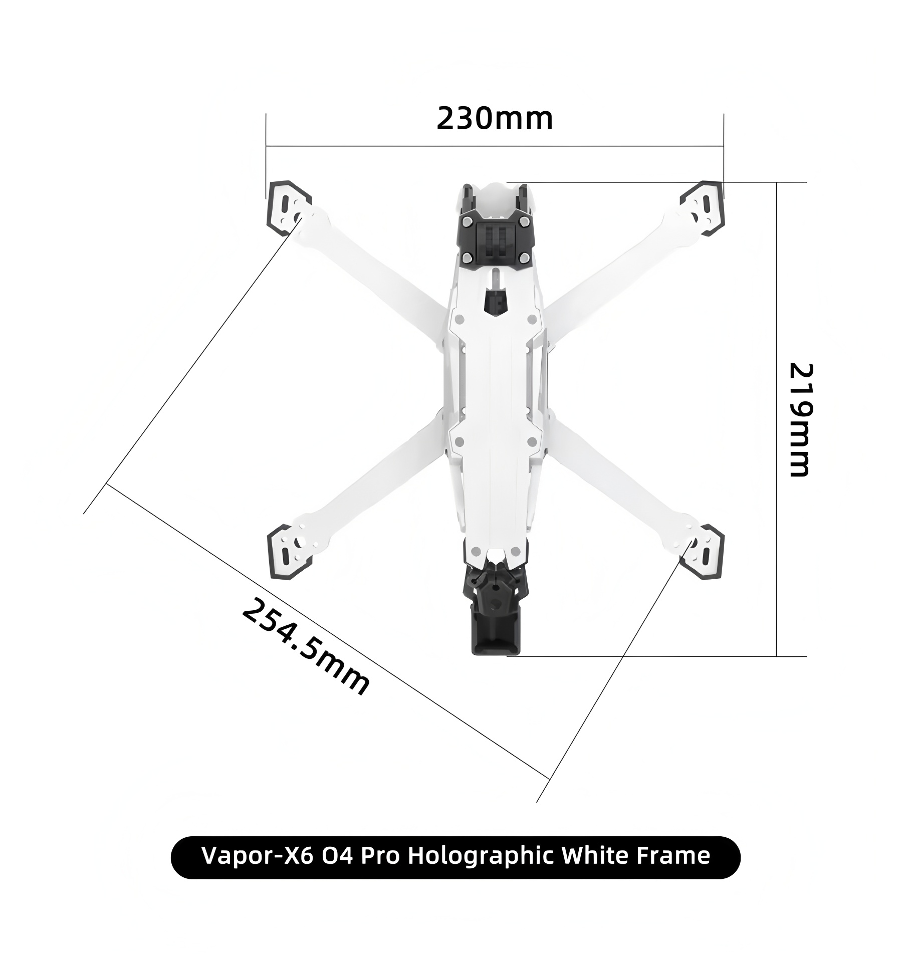 GEPRC Vapor D5/x5/x6 O4 Pro フレ - Carbon Fiber Drone Frame のレビューと価格