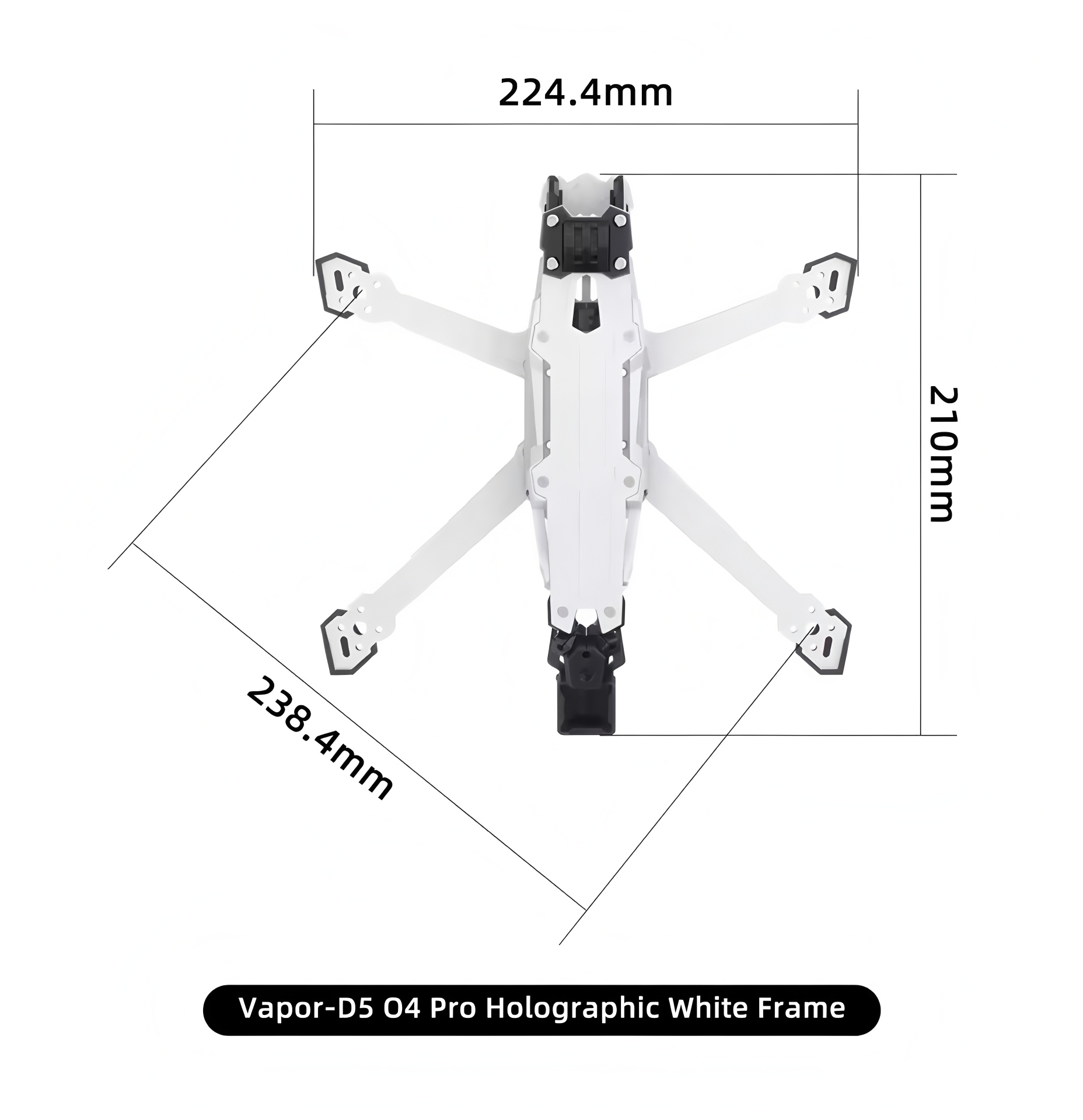 GEPRC Vapor D5/x5/x6 O4 Pro フレ - Carbon Fiber Drone Frame のレビューと価格