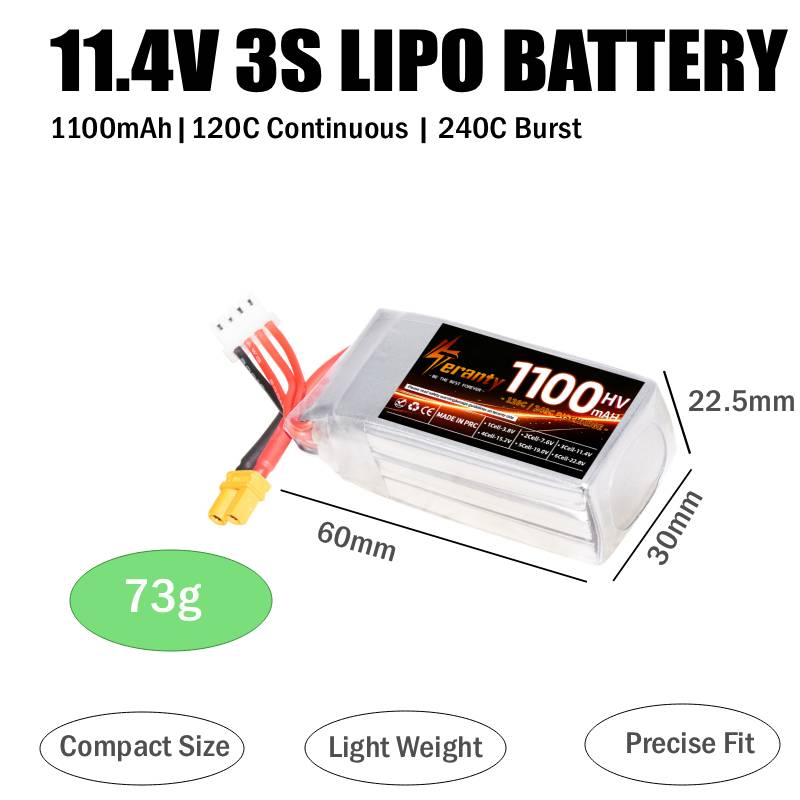 Teranty 2S 3S 4S 6S HV LiPoバッテ - Lipo Battery 6S のレビューと価格