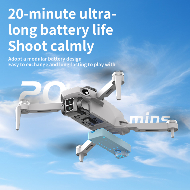 L106-1PRO GPS プロフェッショナルドローン 4K - Brushed Drone Motor のレビューと価格