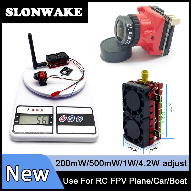 SLONWAKE 5.8G 48CH 4.2W VTX トラ - Goggles Fpv のレビューと価格