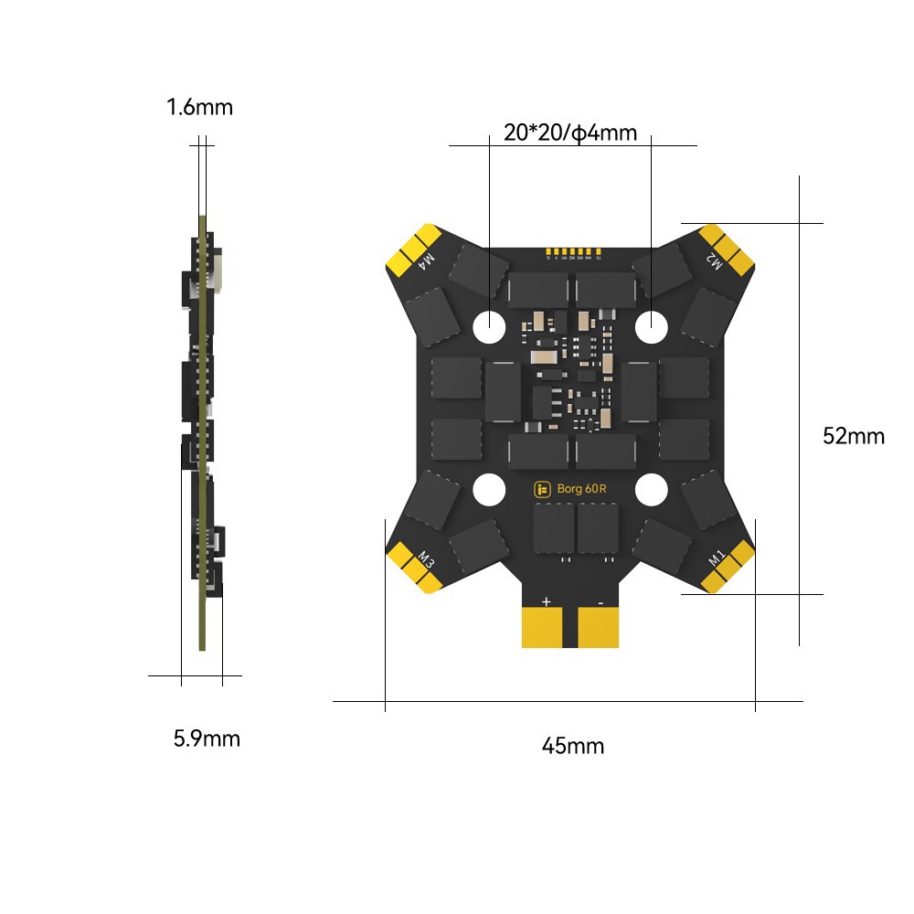 iFlight Borg Mini H7 (ICM42688 - 4 In 1 Esc のレビューと価格