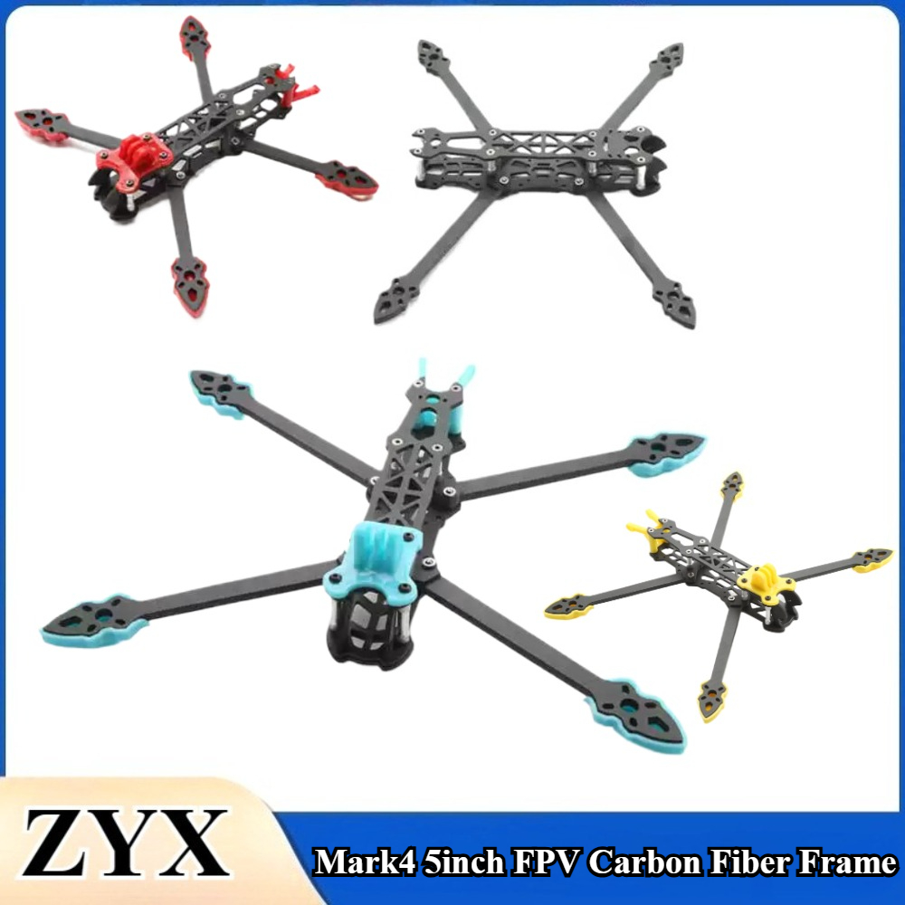 1個/ロット Mark4 5インチ FPV カーボンファイバ - Carbon Fiber Drone Frame のレビューと価格