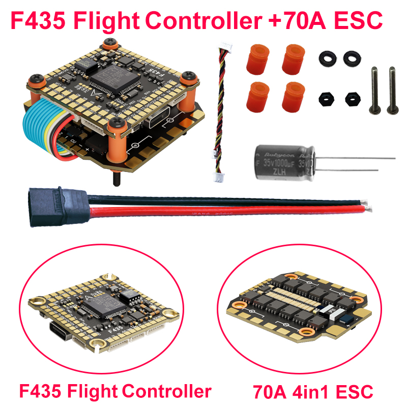 DAKEFPV F435 フライトコントローラー 3-12S - Betaflight Fc のレビューと価格