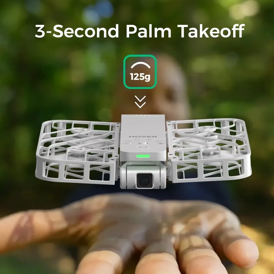 Hover Air X1 超軽量125g折りたたみ式飛行カメ - Drone With Camera のレビューと価格