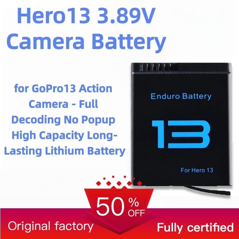 Hero13 3.89V カメラバッテリー GoPro13ア - Drone Battery のレビューと価格
