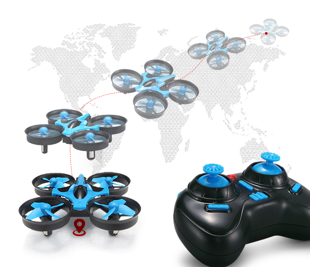 JJRC H36 ミニRCドローン 4ch 6軸ヘッドレスモ - Brushed Drone Motor のレビューと価格