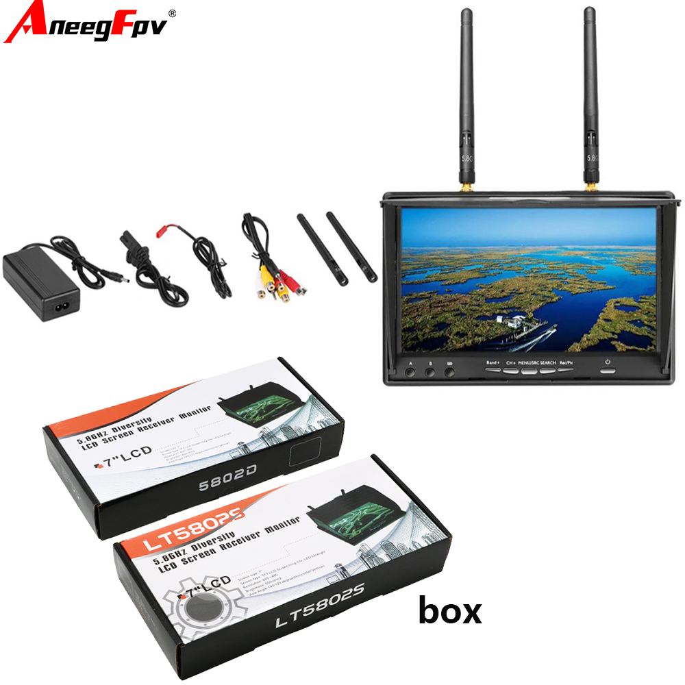 LCD5802D LCD5802S 7 インチ 5.8G 4 - Goggles Fpv のレビューと価格