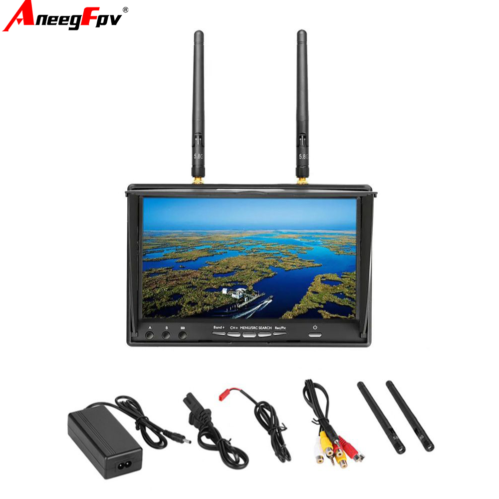 LCD5802D LCD5802S 7 インチ 5.8G 4 - Goggles Fpv のレビューと価格