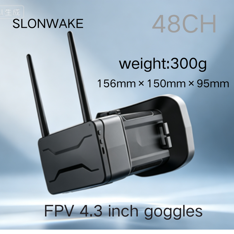 5.8G FPVゴーグル 4.3インチ 480*272ピクセ - Goggles Fpv のレビューと価格