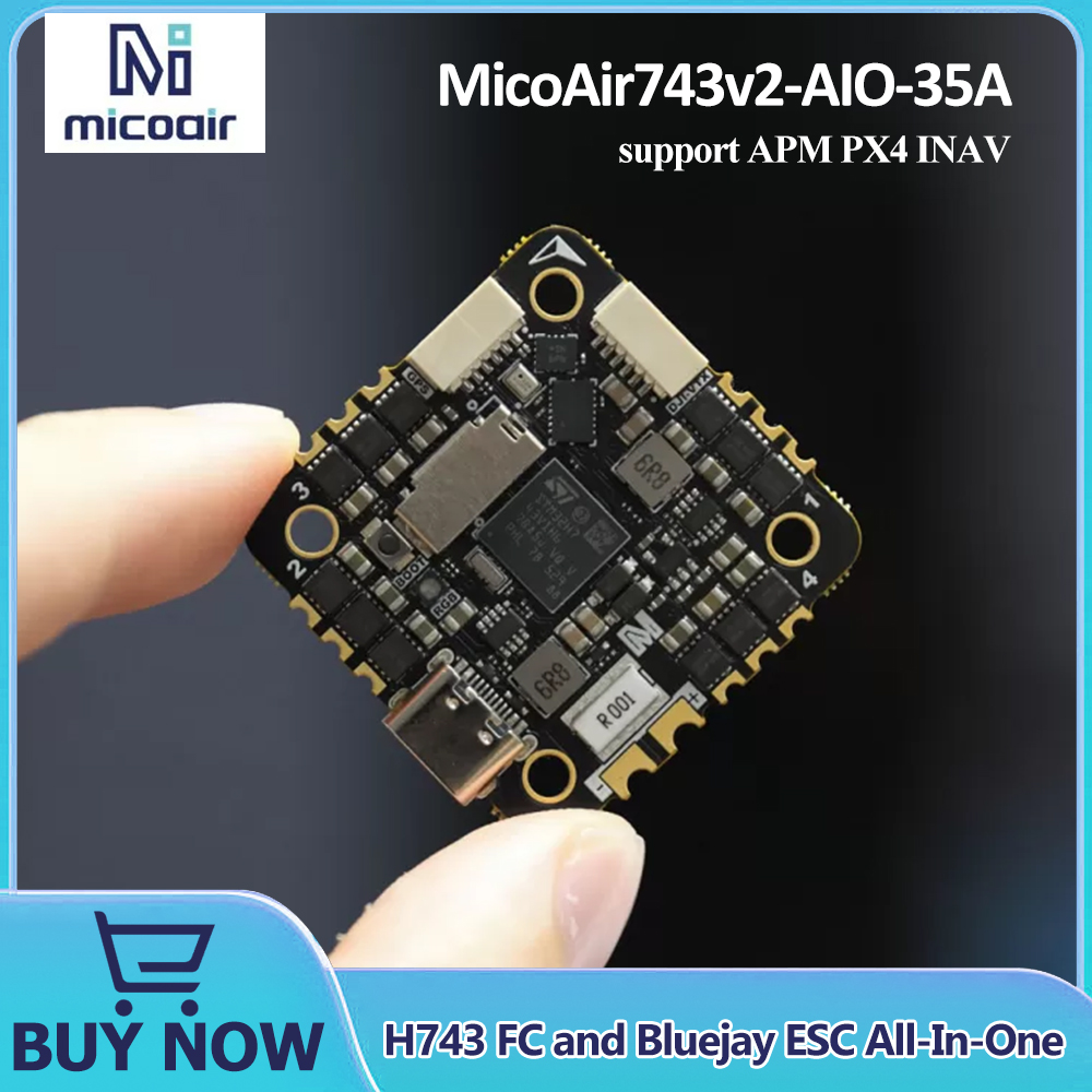 MicoAir743v2-AIO-35A H743 FCとB - Betaflight Fc のレビューと価格