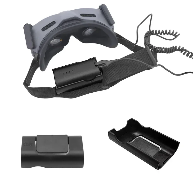 バッテリーホルダーヘッドバンドバッテリー収納ケースシェルバッ - Drone Goggles Dji のレビューと価格