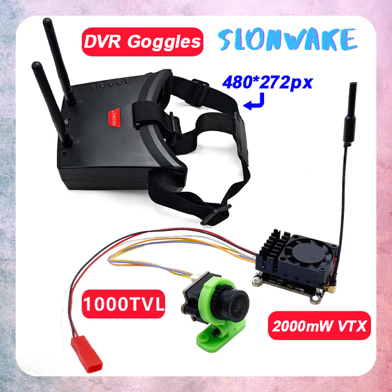 20km以上の範囲に対応 5.8Ghz 2W FPV VTX - Goggles Fpv のレビューと価格