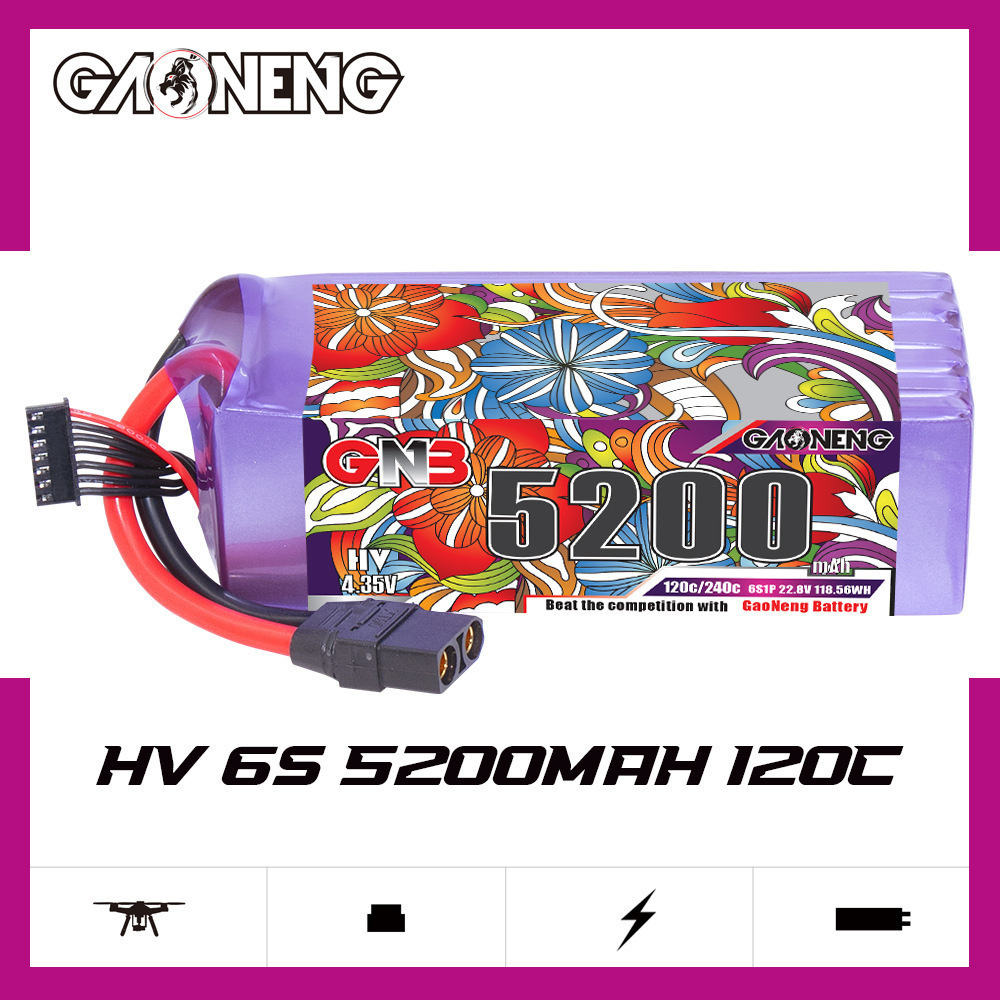 GNB リポバッテリー 6S 22.8V 3000mAh 5 - Lipo Battery 6S のレビューと価格