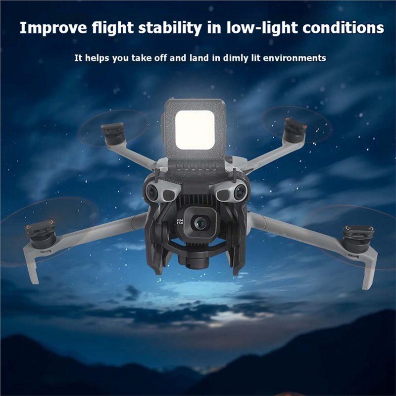 DT98 ドローン夜間飛行ライト トップマウントLEDサーチ - Dji Mini Drone のレビューと価格